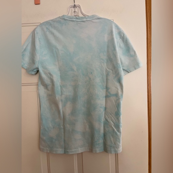 Polo Ralph Lauren blue white tie dye fishing bear slim fit t shirt. Size small - Picture 3 of 15